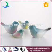 Encantadoras formas diferentes de cerámica pájaros país estilo decoración del hogar